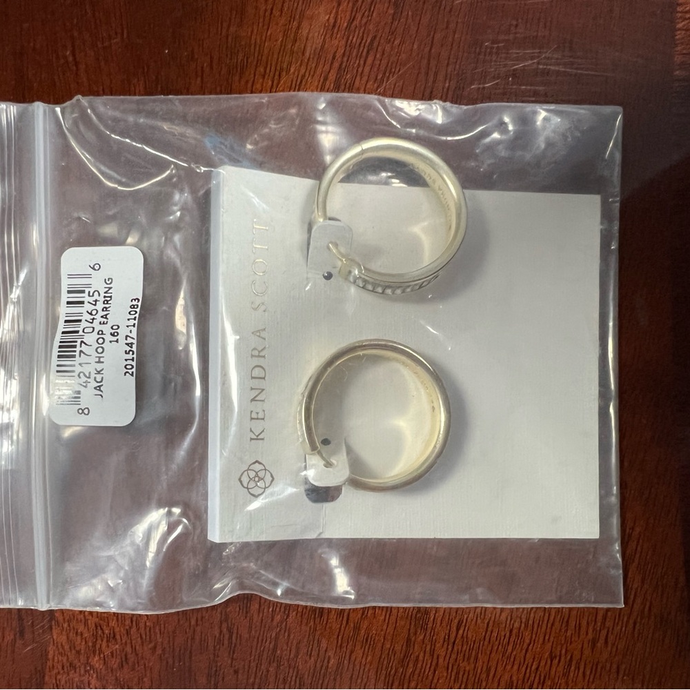 nwt kendra scott jack hoop earrings